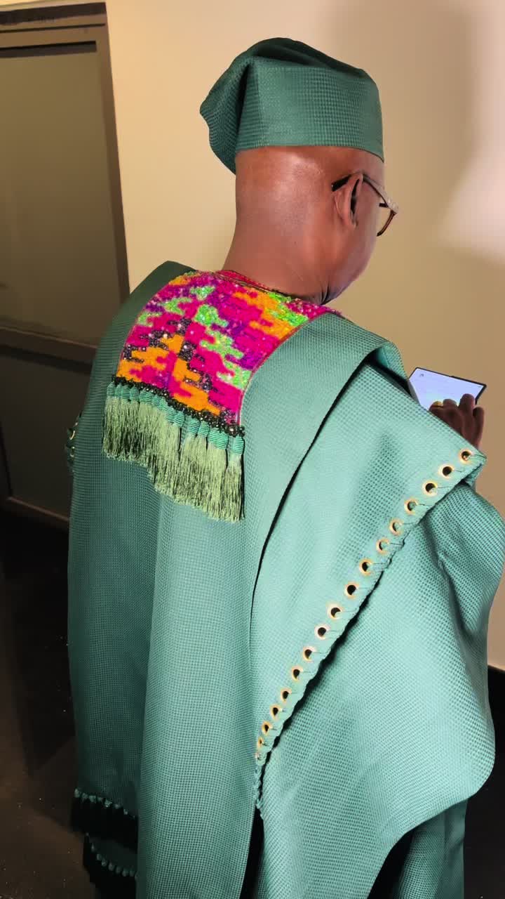 Unveiling the PHARAOH AHENEI Agbada: The Ultimate Outfit for All Gatherings!