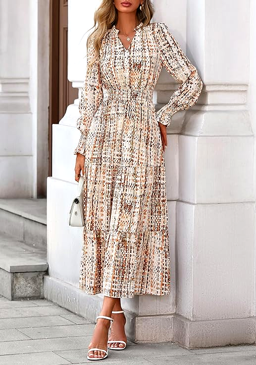 PRETTYGARDEN Floral Maxi Dress