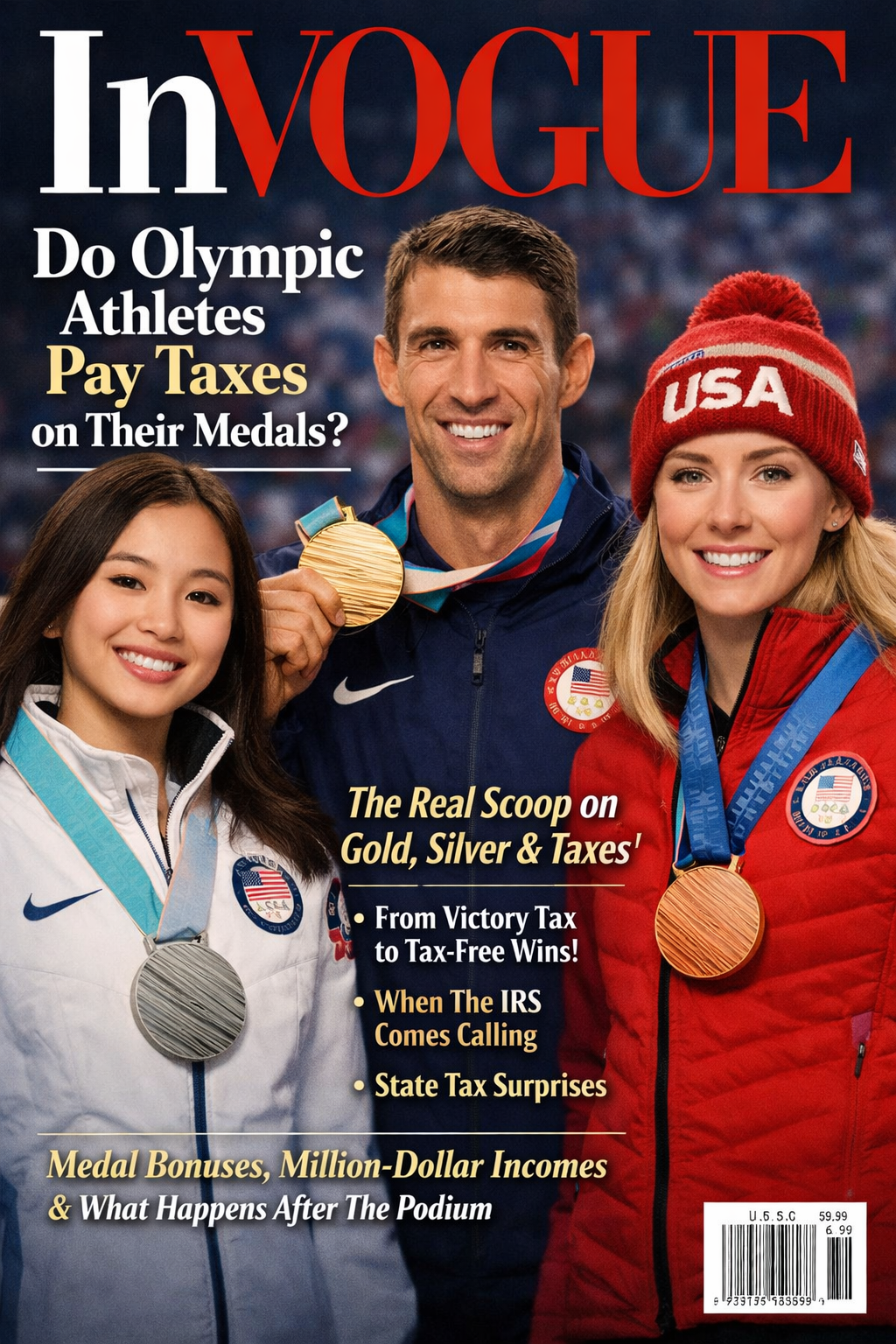 Do Olympic athletes pay taxes on their medals?