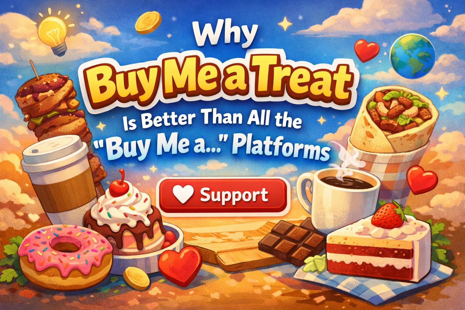 Buy Me a Treat Just Feels Better