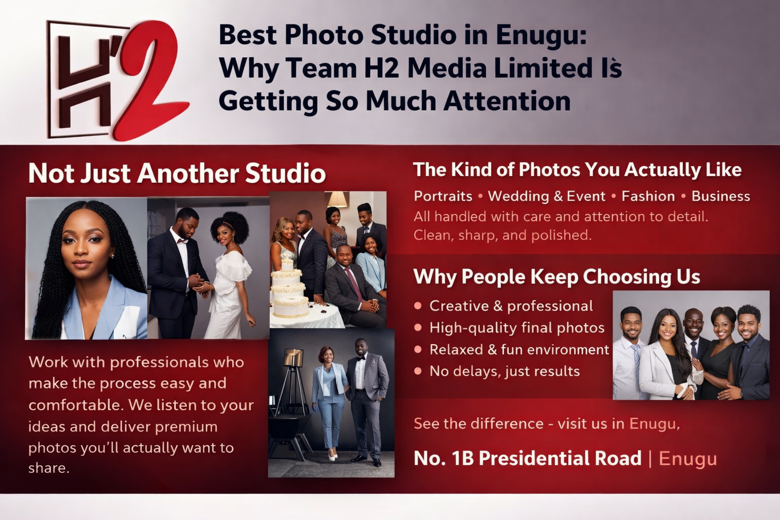 Best Photo Studio in Enugu
