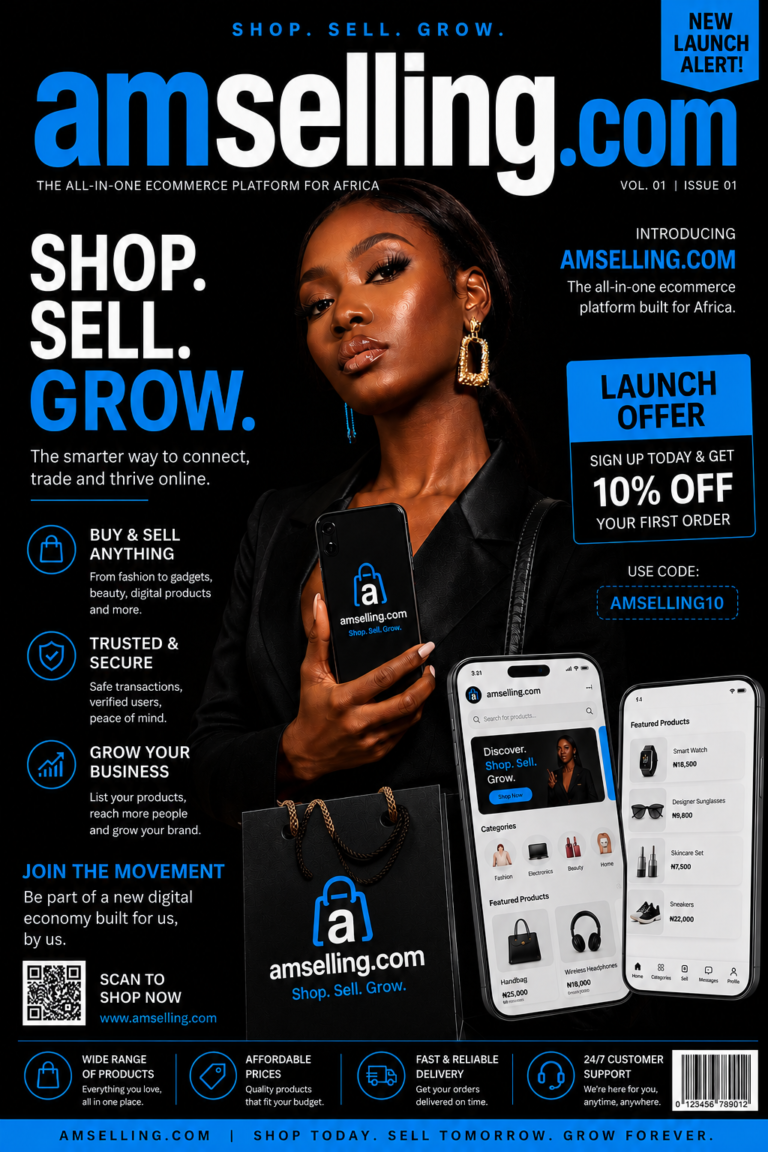 INVOGUE AFRICA Just Launched AMSELLING.COM
